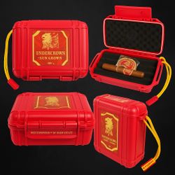 Undercrown Sun Grown Travel Humidor – Red by Drew Estate