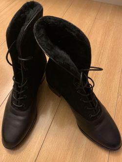 Nine West Leather & Suede Black Boots new size 6