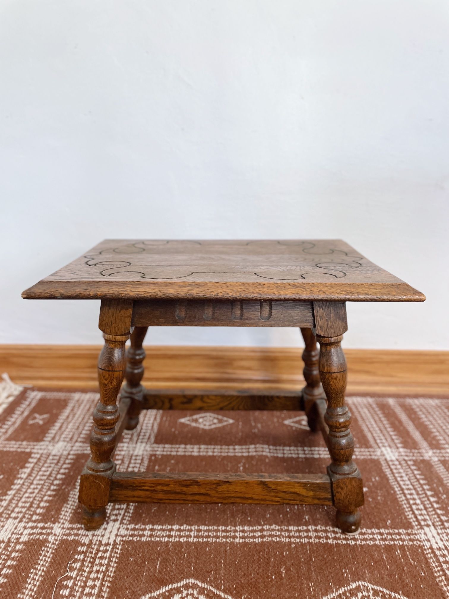 Spanish Revival Side Table Or Stool