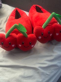 Used Adult Cherry Slippers