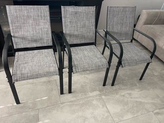 Patio chairs