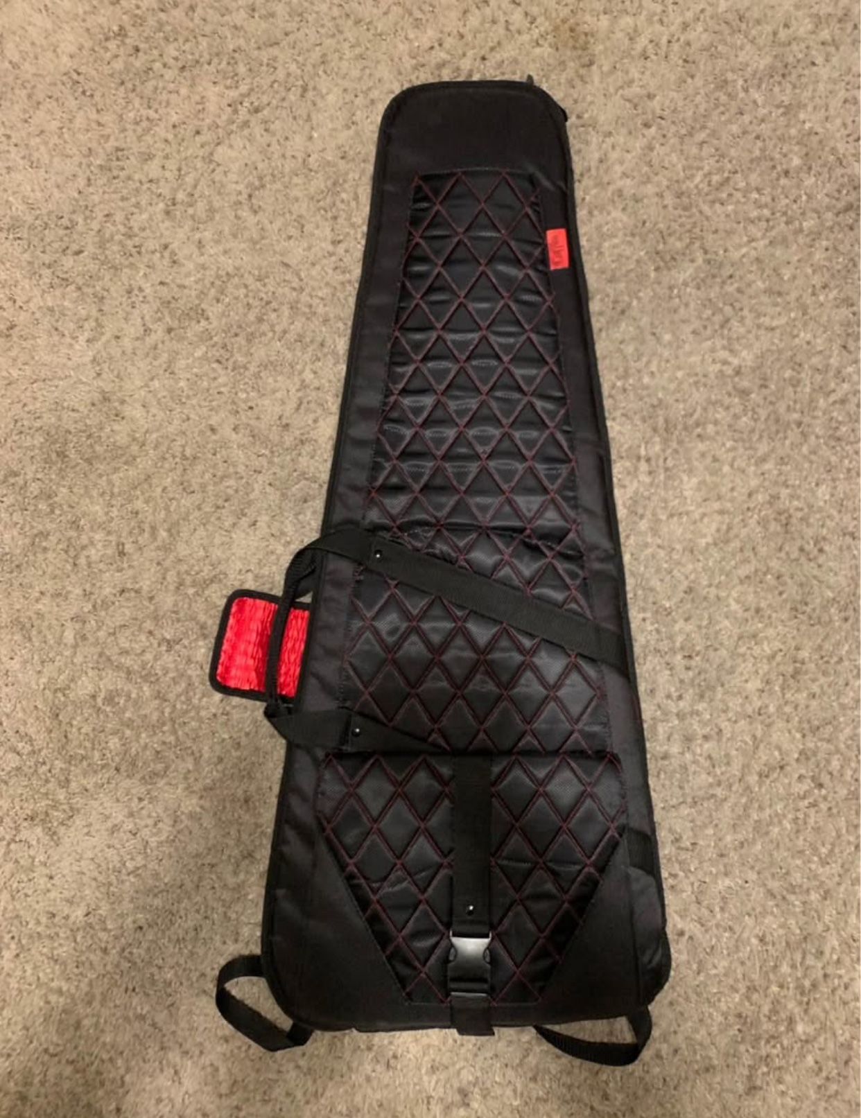 Rare Like New 2000s Coffin Case Gig Bag - Backpack Straps - Vintage!