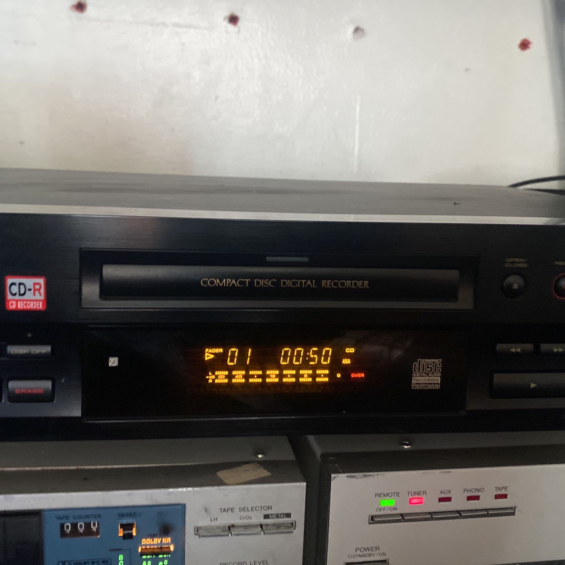 Pioneer Cd Recorder Player Works Great 