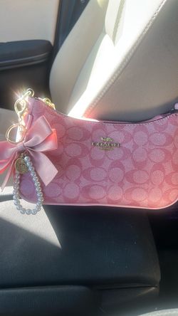 Pink coach bag
