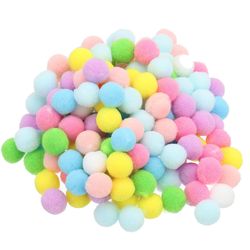 0.6inch 300 pcs Pom Poms For Crafts, DIY, Decor, Handmade, Handicraft, Creative