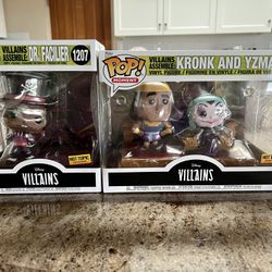 Disney Villains Assemble Funko Pops [NEW IN BOX]