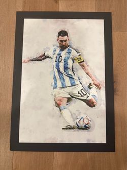Messi displate metal picture