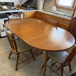 Vintage Table & 4 Chairs - FREE