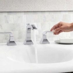 KOHLER Rubicon 8 in. Widespread 2-Handle Bathroom Faucet in Polished Chrome