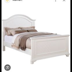 Picket House Furnishings Addison White Queen Wood Panel Bed