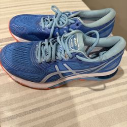 ASICS Gel-Nimbus 21 Flyte Foam Tennis Shoes  Blue 