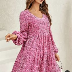 Sequin Dress, JENIFISO, Size XS, good for size S also