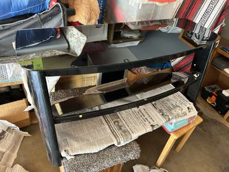 2 Tier Glass TV stand.