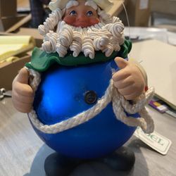 Dept 56 Cowboy Santa Ornament 