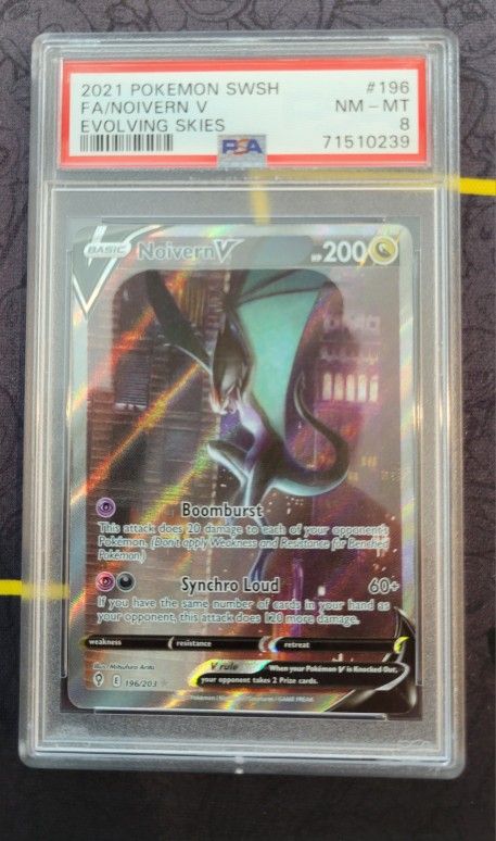 noivern v pokemon card #196 TAG 10 Raycardza this attack does 120 more damage Noivern V (Alternate Full Art)