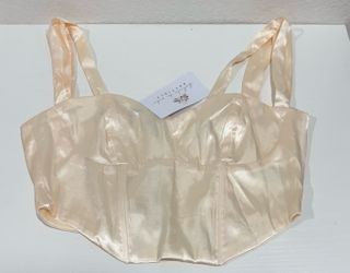 Satin crop top