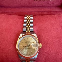 Rolex 69173 Datejust 26mm 6.0in Champagne Dial Box Only(Price Discounted From Original Price)