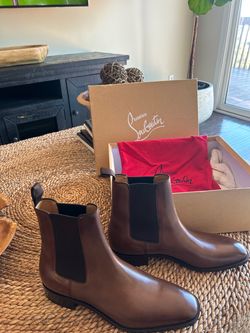 Christian Louboutin Red Bottom Men’s Boots