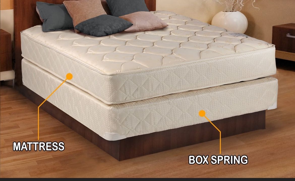 Double Bed Mattress And Box Springs