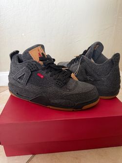 Air Jordan 4 x Levi's Black