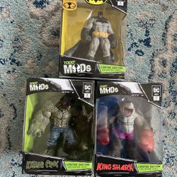 Dc McFarlane Todd’s Mods Limited Edition Collector Vinyl Lot Of 3