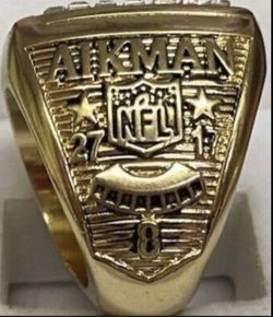 1995 Dallas Cowboys Super Bowl Ring Troy Aikman Gold