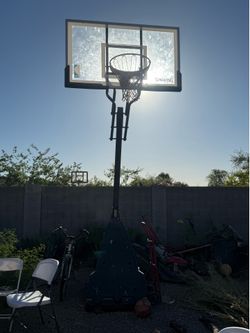 Basketball hoop tall