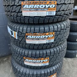 LT 285/70/17 Arroyo All Terrain New Tires Mounted And Balanced Montadas Y Balanciadas Gratis