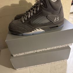 Nike Air Jordan Retro 5s Wolf Grey Size 13 Men’s