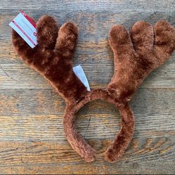 New Brown Reindeer Antler Headband by Celebrate It