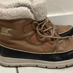 Sorel - Explorer Carnival Waterproof Boot with Faux Fur