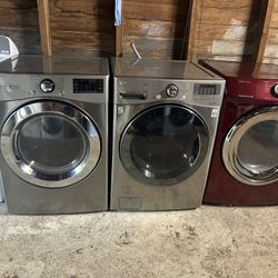 Set Washer And Dryer LG Used Warranty 