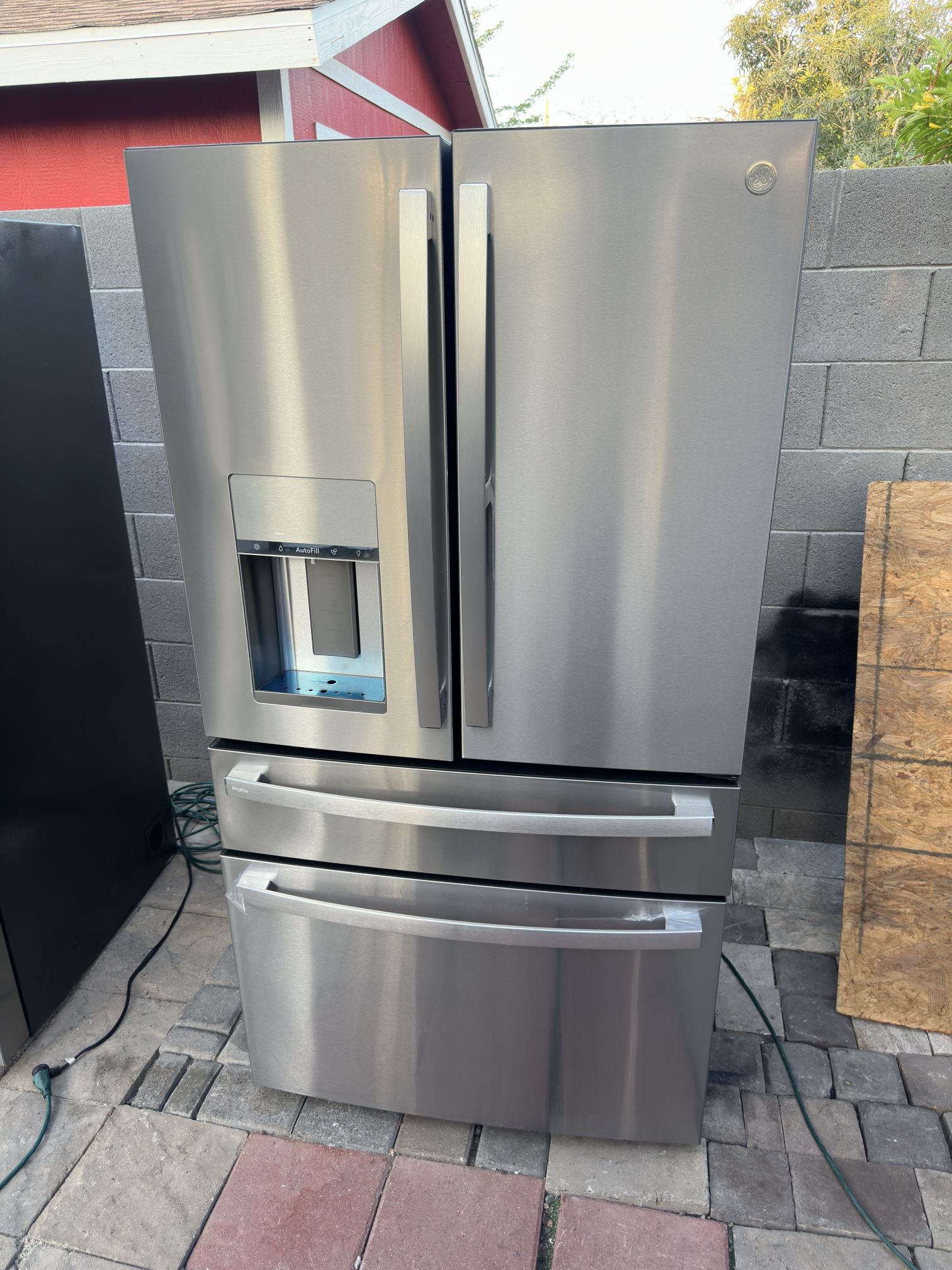 GE Profile 22.3 cu. ft. Counter Depth Four Door and A 1/2 Access Door Refrigerator