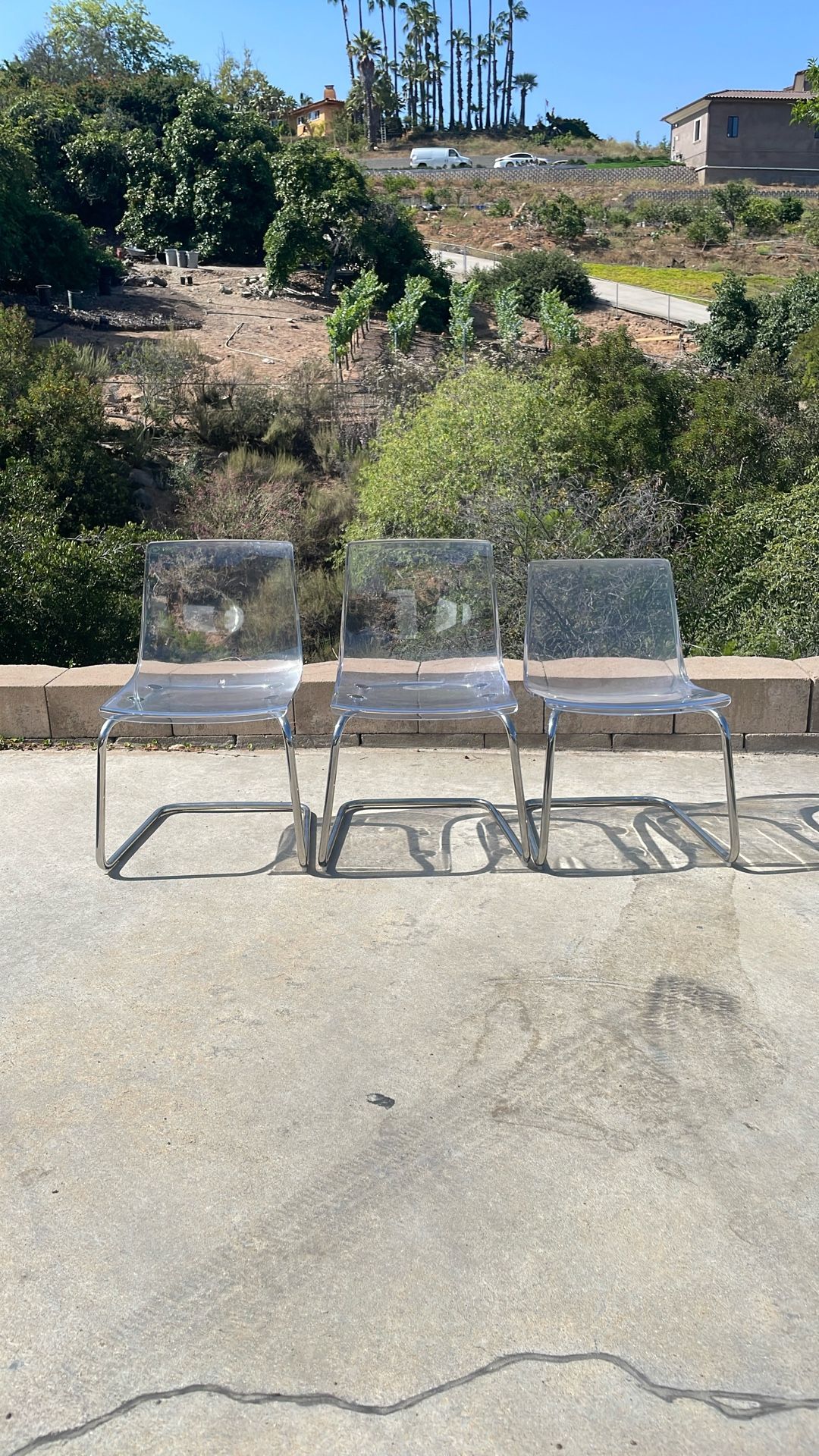 1 LEFT - IKEA Tobias Clear Chair