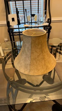 Faux Leather Fabric Lamp Shade 15-1/2”