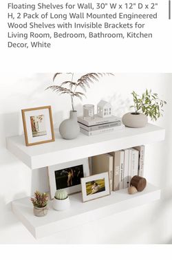 Floating shelf 13x30