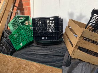 Vintage milk crates available for sale