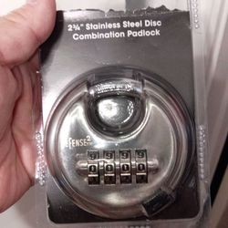 Combination disc lock