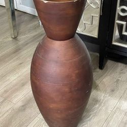 Brown Tall Vase 