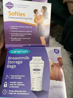 Nursing Pad And Milk Storage Bags