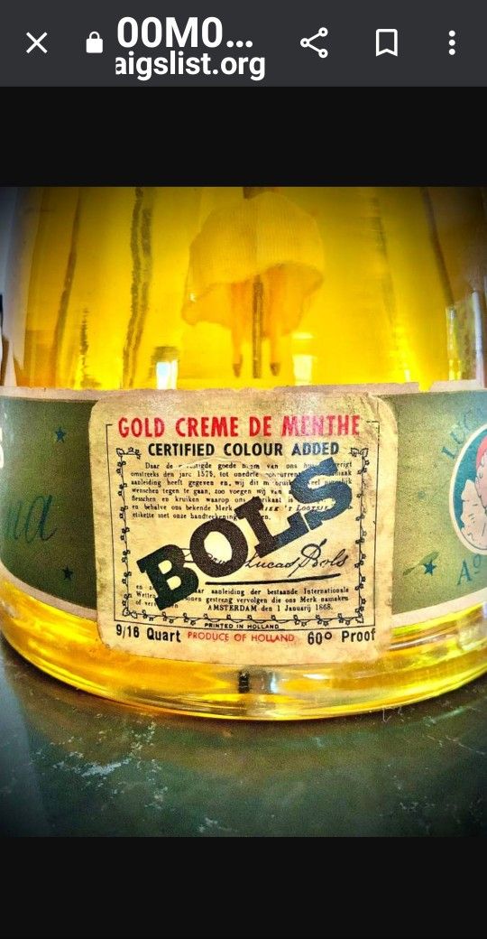 1950s Bols Dancing Ballerina Liquer