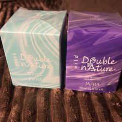 Set De Dos Perfumes De Mujer De Jafra Double Nature Tamaño Grande De 3.3 Fl Oz  Nuevos Los Dos Por 25