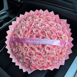 PINK ROSE BOUQUET | 75 count