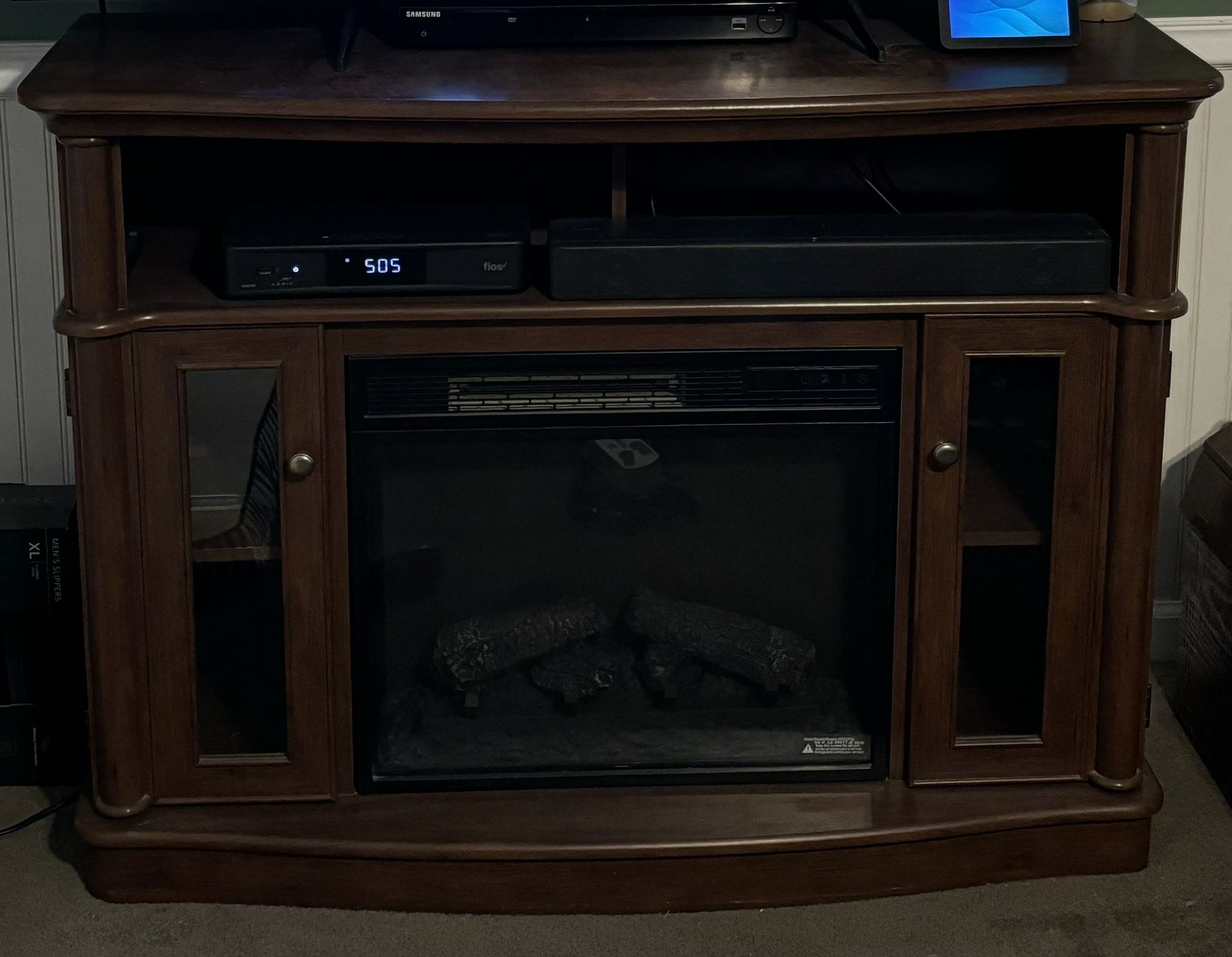 Electric Fireplace Tv Stand Needs To Go ASAP