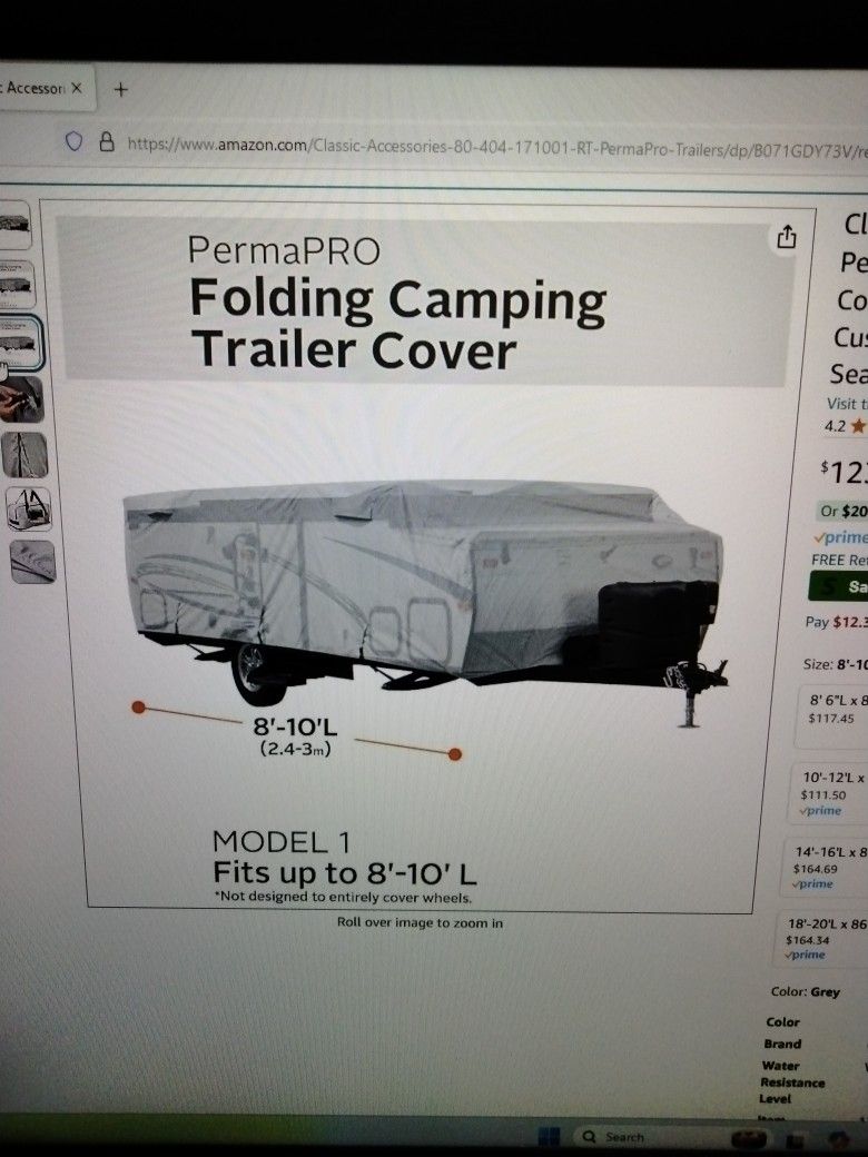 New Pop-up Trailer Cover!