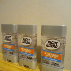 Right Guard Extreme Defense Deodorant For Men 4.0 Oz 3/$12
