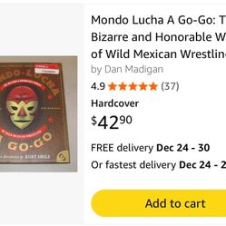 Mondo -Lucha A Go-Go Hard Cover Book 