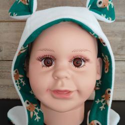 Earflap Fleece Hat, Multicolor 3,6,9 Month 