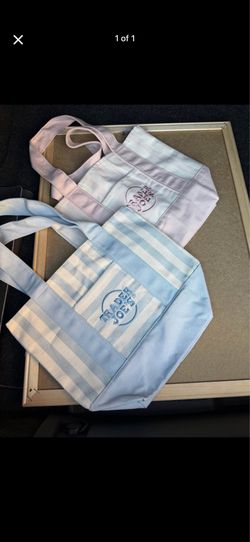 Striped trader Joe bag