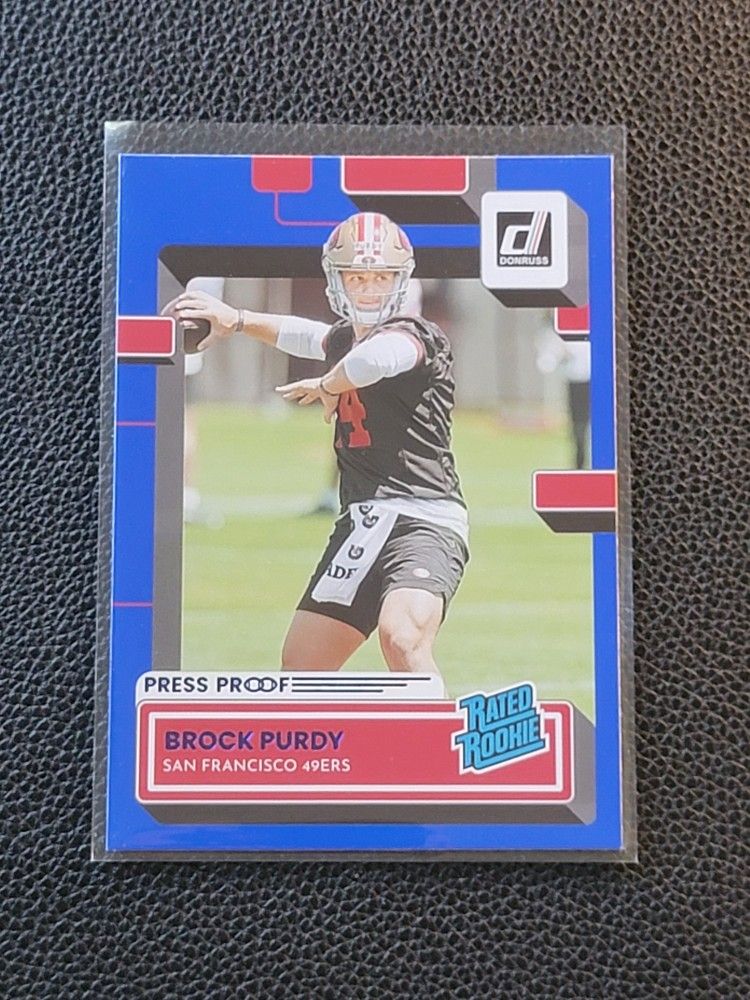 Brock Purdy Rated Rookie Blue